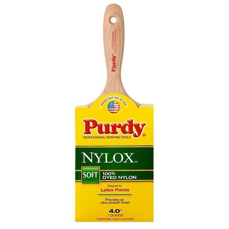 Purdy 4" Flat Sash Nylon Bristle, Paint Brush 144400240